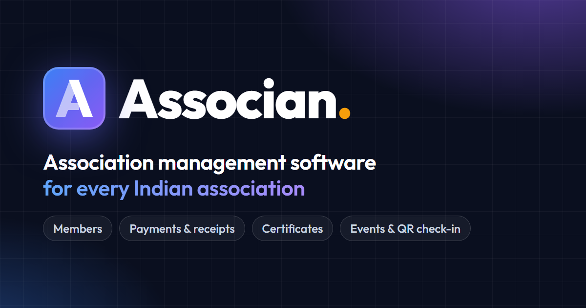 Associan association membership management software